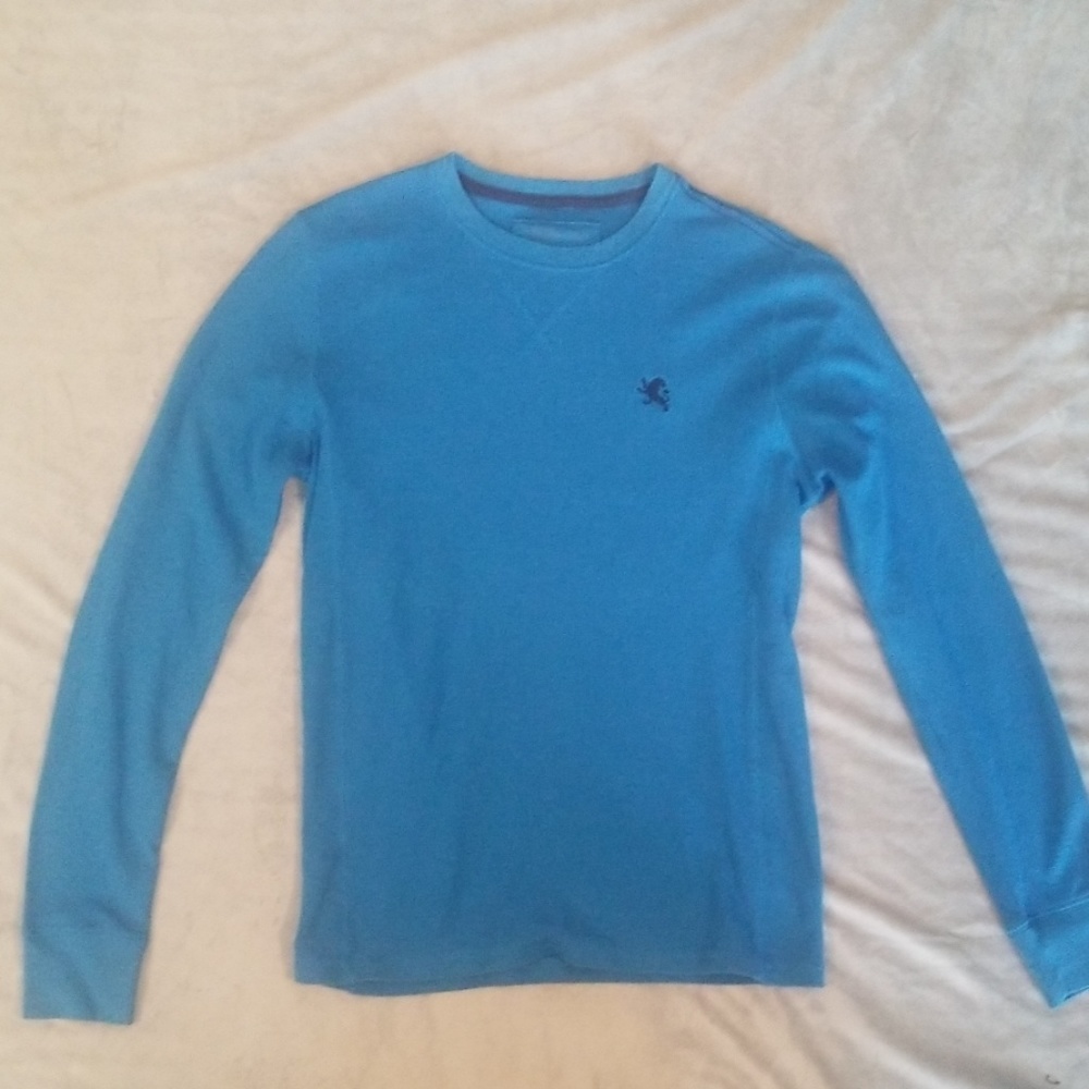 Men's crewneck waffle sweater